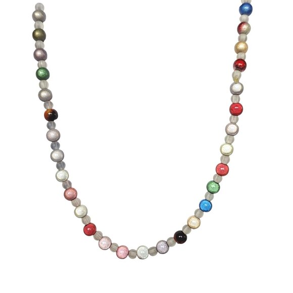 Beaded Boho Choker Necklace Colorful Festival Jewelry - Picture 1 of 3